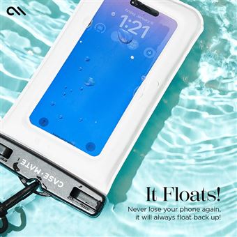 Etui étanche waterproof pour téléphone mobile Case Mate Blanc et noir