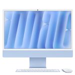 Apple iMac 24" écran retina 4,5K 256Go SSD 16 Go RAM Puce M4 CPU 10 cœurs GPU 10 cœurs Bleu