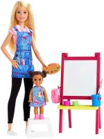 Coffret Barbie Professeure d'art Modèle aléatoire