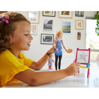 Coffret Barbie Professeure d'art Modèle aléatoire