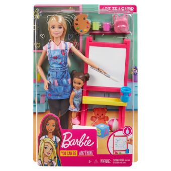 Coffret Barbie Professeure d'art Modèle aléatoire