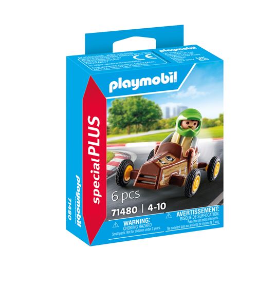 Playmobil Special Plus 71480 Enfant avec voiture de karting État correct - Playmobil reconditionné disponible sur Fnac