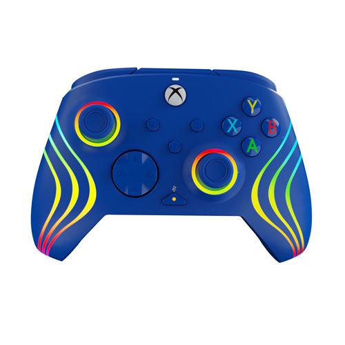 Manette filaire Afterglow pour Xbox Series XS Xbox One Windows 10 et Windows 11 Bleu
