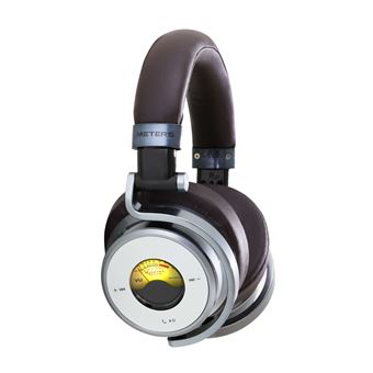 Casque PC Meters OV-1-B-Connect Bluetooth avec réduction du bruit Argent Marron