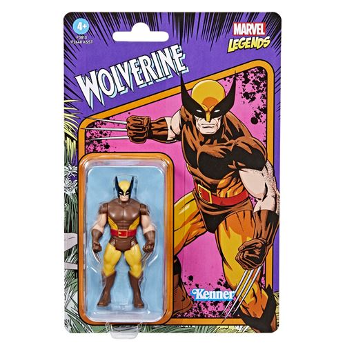 Figurine Hasbro Marvel Legends Retro Wolverine 10cm- - Figurine