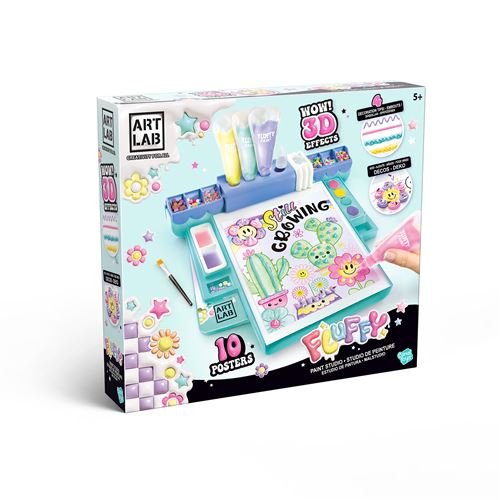 Studio De Peinture Fluffy Paint Canal Toys ART 017 – 10 Posters 3D