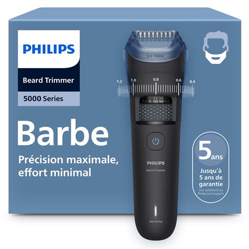 Tondeuse Barbe Philips Noir et Bleu Bt5775/15