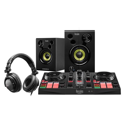 Kit tout-en-un Hercules DJLearning MK2 Noir