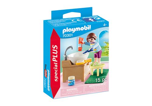 Enfant Avec Lavabo 70301 Playmobil La Boîte - vue 2