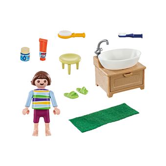 Playmobil La maison moderne 70301 Enfant avec lavabo
