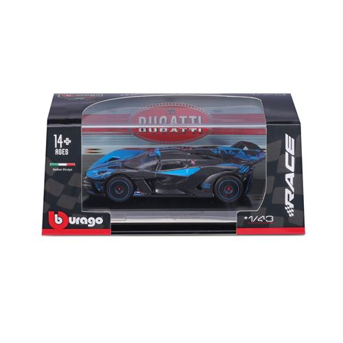Bburago Multicolore Voiture 1/43 Race Collection Crystal Bugatti Bolide