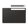 Smart Book Cover hybride Noir pour Samsung Galaxy Tab S10 FE+