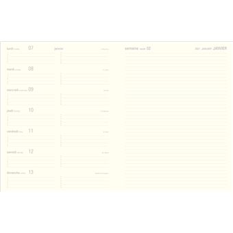 Agenda Semainier Oberthur Stan 25 Modèle aléatoire