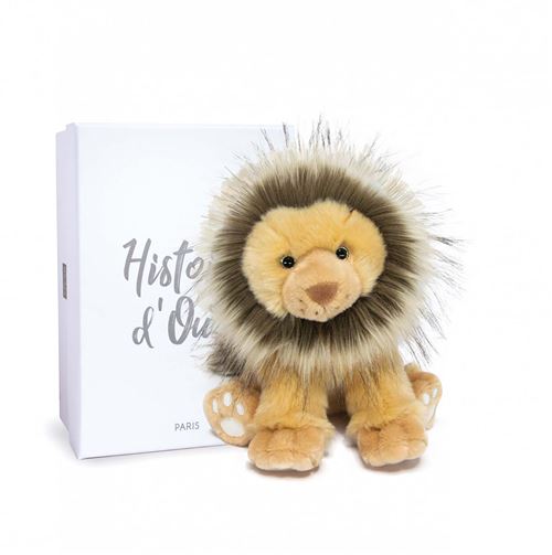 Peluche Lion Histoire d'Ours 25 cm Marron