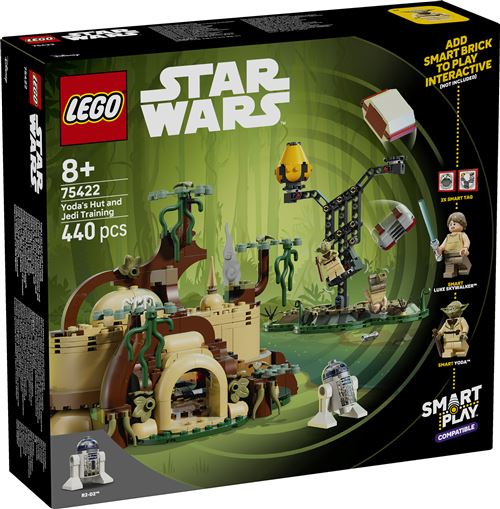 LEGO® Star Wars™ 75422 SMART Play™ : la hutte de Yoda et l’entraînement Jedi - Lego Star Wars