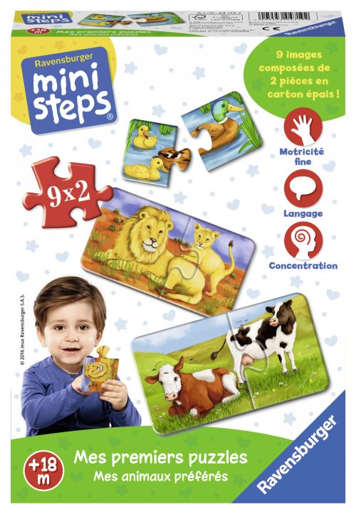 Mes premiers puzzles Mes animaux préférés Ravensburger