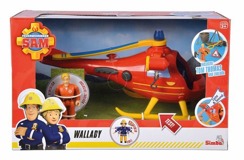 Hélicoptère Simba Sam Le Pompier Wallaby 1