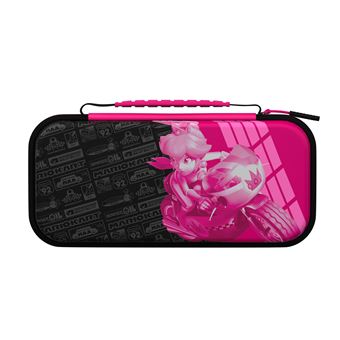 Etui de voyage Pdp Plus Glow Peach Grand Prix pour Nintendo Switch Nintendo Switch Lite et Nintendo Switch Modèle OLED