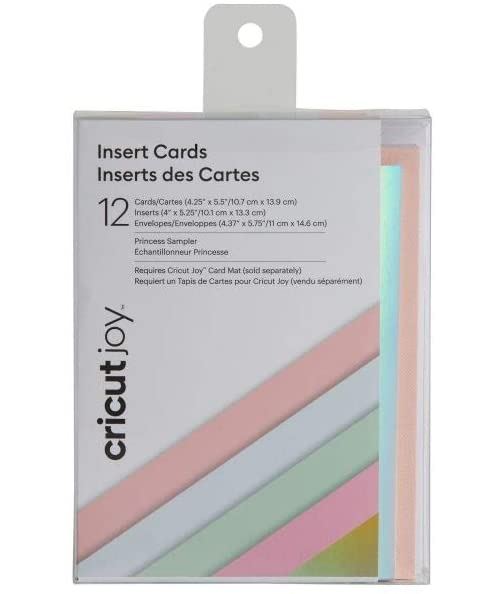 Pack de 12 cartes à insérer Cricut Joy avec enveloppes
