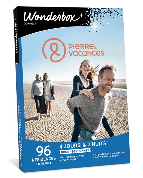 Coffret cadeau Tick nBox Pierre Vacances Escapade en Famille