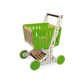 Jeu en bois Janod Chariot de courses Green Market