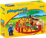 Playmobil 1.2.3 9378 Lions avec enclos