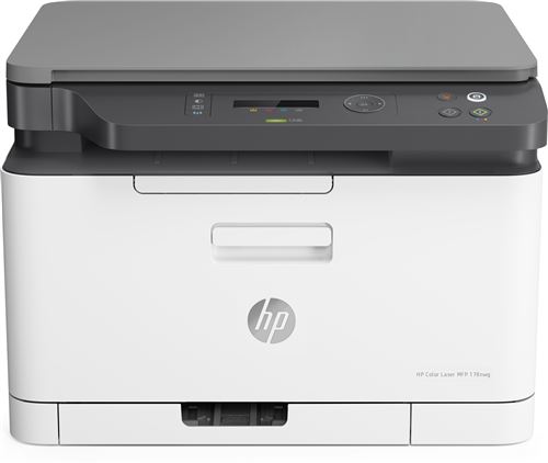 HP Color Laser MFP 178nw - Imprimante multifonctions - couleur - laser - A4 (210 x 297 mm) (original) - A4/Letter (support) - jusqu'à 18 ppm (copie) - jusqu'à 18 ppm (impression) - 150 feuilles - USB 2.0, LAN, Wi-Fi(n)