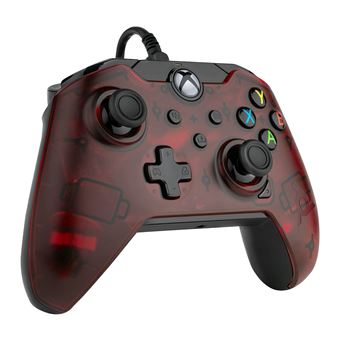 Manette filaire Pdp pour Xbox Séries X/S Rouge