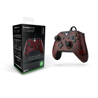 Manette filaire Pdp pour Xbox Séries X/S Rouge
