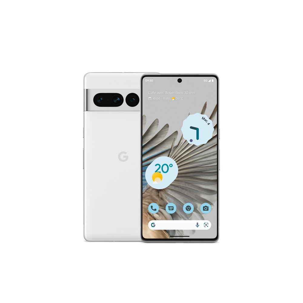 Smartphone Google Pixel 7 Pro 6.7 5G Double SIM 256 Go Neige - Smartphone  - Achat & prix