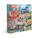 Puzzle Eeboo Paris in a day 1000 pièces