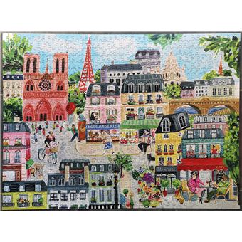 Puzzle Eeboo Paris in a day 1000 pièces