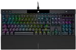 Clavier rétroéclairé Gaming filaire AZERTY Corsair K70 RGB PRO Noir anodisé