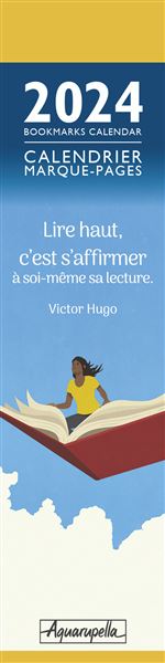 Calendrier Marque-Pages Pictura 2024 Lecture