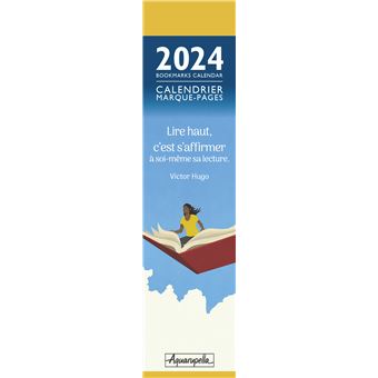 Calendrier Marque-Pages Pictura 2024 Lecture