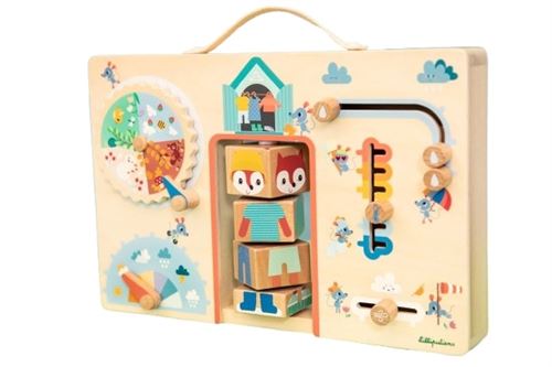 Jeu d'éveil Lilliputiens Valisette Alice s'habille selon la météo - Lilliputiens