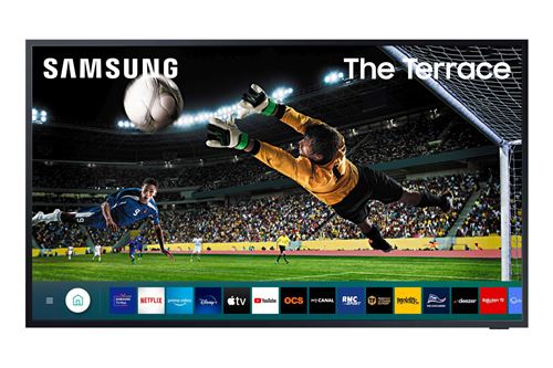 TV Samsung The Terrace 75" QLED 75LST7 4K UHD Titan noir - TV LED/LCD. 