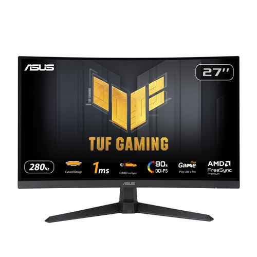 Ecran PC Gaming Asus TUF VG27VQM1B 27 Incurvé 280 Hz Full HD