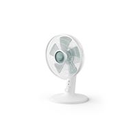 Ventilateur Bureau Mural Sichler VT-123.WT 18 Cm - Orientable 3 Vitesses