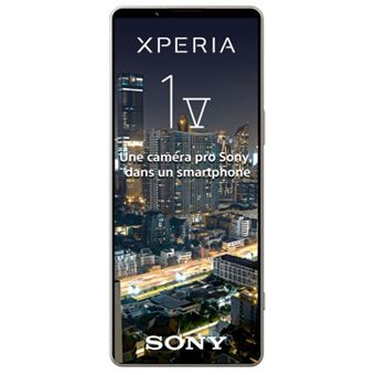 Smartphone Sony Xperia 1 V 6,5" 5G Double SIM 256 Go Argent platine