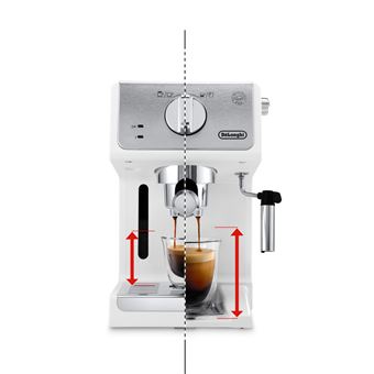 De'Longhi Active Line ECP33.21.W - Machine à café avec buse vapeur "Cappuccino" - 15 bar - blanc