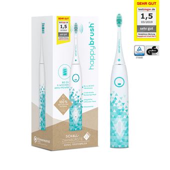 Brosse à dents électrique Happy Brush Vibe 3 Blanc