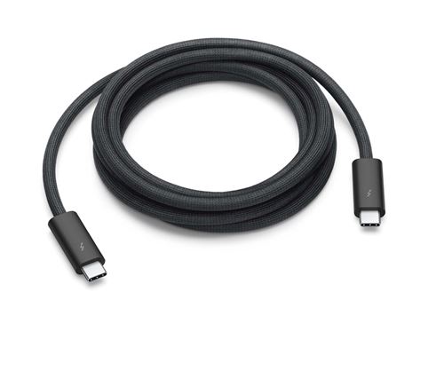 Câble Thunderbolt 3 USB-C Pro Apple 2m Noir