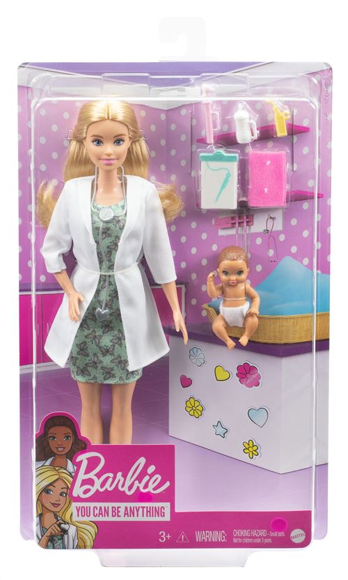 Poupée Barbie Pédiatre et accessoires
