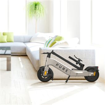 Trottinette électrique Pure Electric Advance+ 710 W Argent platine métallisé