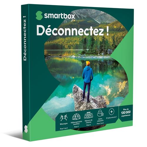 Coffret cadeau SmartBox Déconnectez !