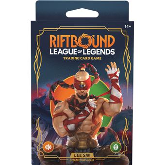 Cartes à collectionner League of Legends Riftbound Set 1 Origins Deck Lee Sin