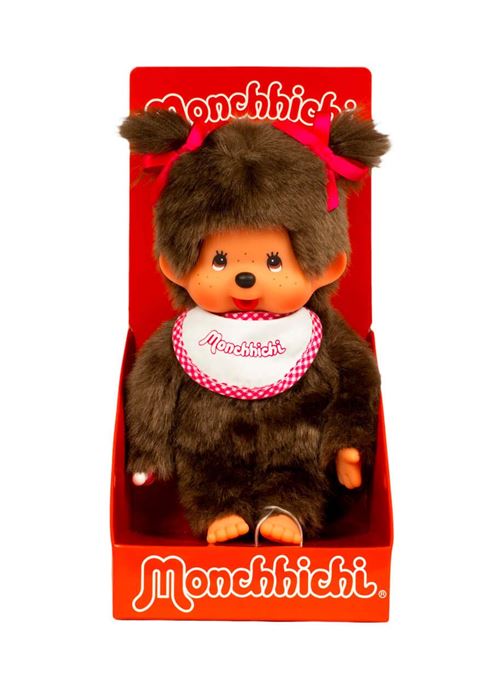 Monchhichi Rose Peluche Fille 20 Cm