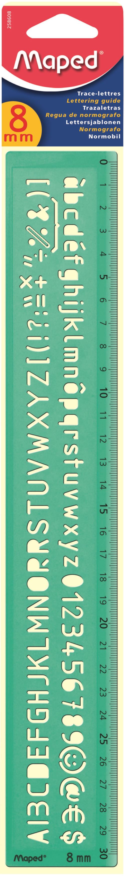 Trace-lettres Maped 8 mm