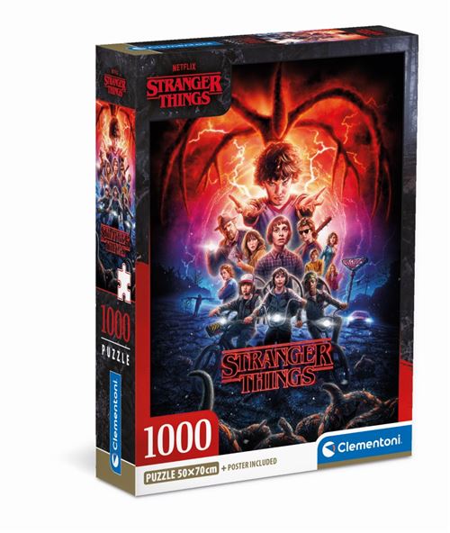 Clementoni Puzzle Compact Stranger Things 1000 Pièces